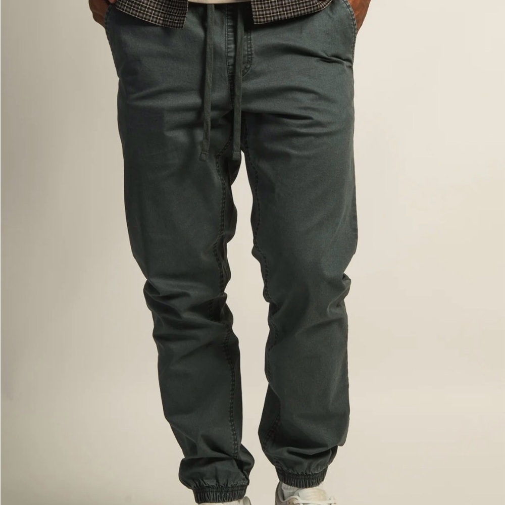 Tainted Denim Men's Brown Utility Jogger Pants